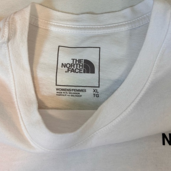 The North Face Women's Short Sleeve T-Shirt White/Apricot Size XL - Picture 5 of 6